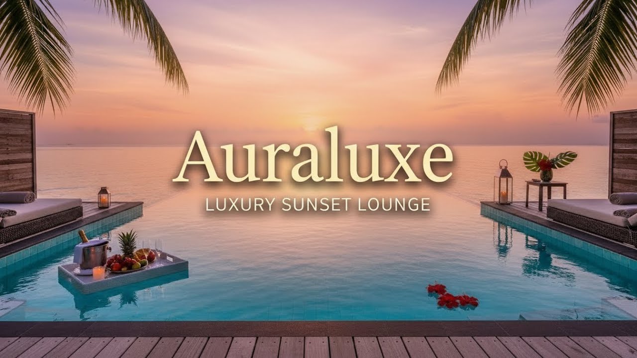Auraluxe 🌅 Luxury Chillout Lounge 2025 | Sunset Music for Relax & Focus