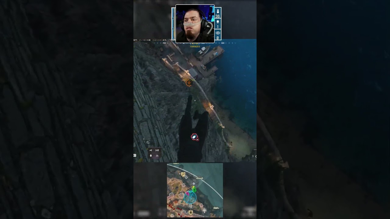 He let his GIRLFRIEND play 1 game #warzone #trending #fortuneskeep #cod #disability
