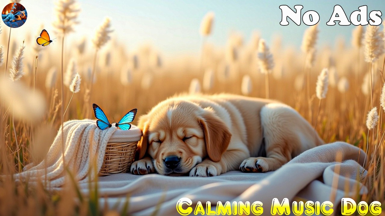 12h of dog sleep relaxation music🎵Separation anxiety relief and stress 🐶🦮Dog Calming & Happy Moments