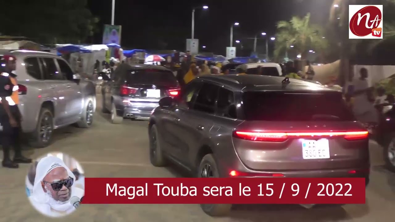 MAGAL  2022 : LA GRANDE MOSQUEE DE TOUBA ACCUEILLE UNE FOULE IMMENCE DU JAMAIS VU......