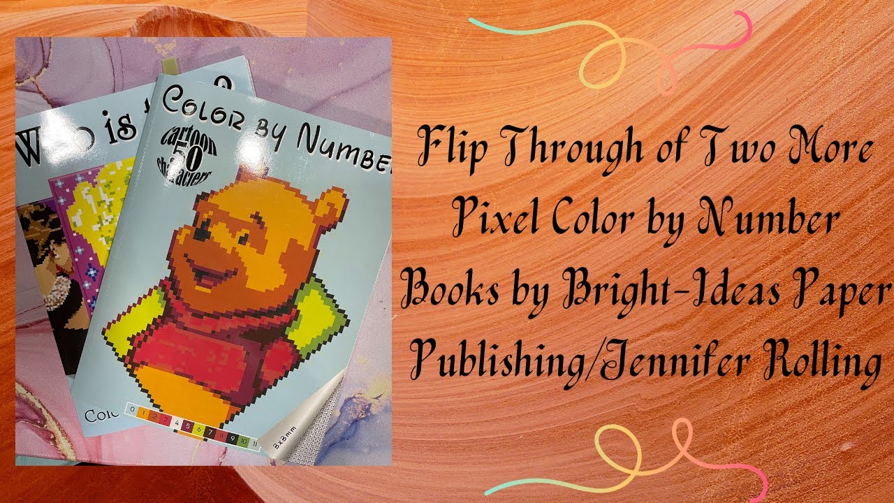 Flip Through of Two More Pixel CBN Books By Bright-Ideas Paper Publishing/Jennifer Rolling