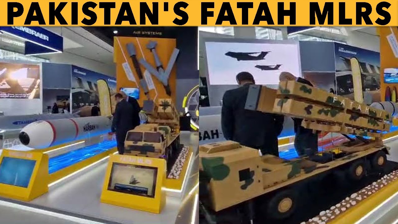 Pakistan's FATAH Multi-Launch Rocket System, GIDS showcasing new launcher