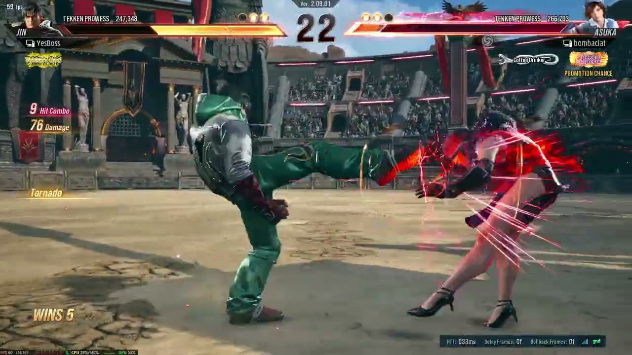 JIN vs ASUKA | Tekken 8 Rank Season 2