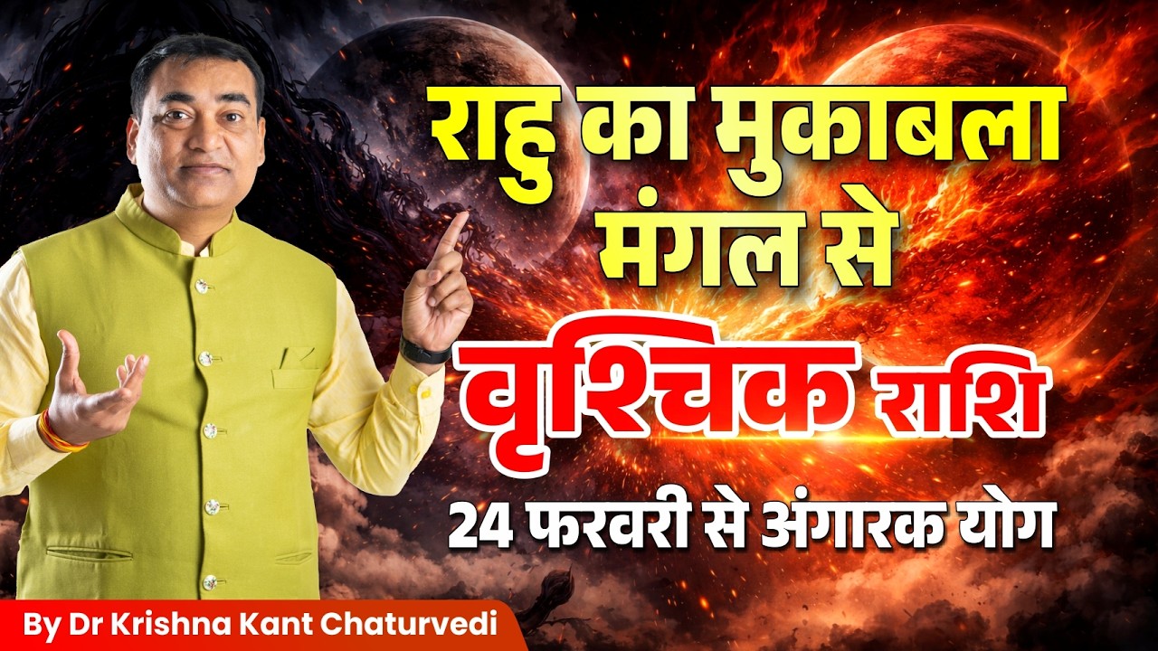 राहु का मुकाबला मंगल से – वृश्चिक (Vrishchik) Scorpius राशि जानिए आपके जीवन मे इसका क्या प्रभाव होगा