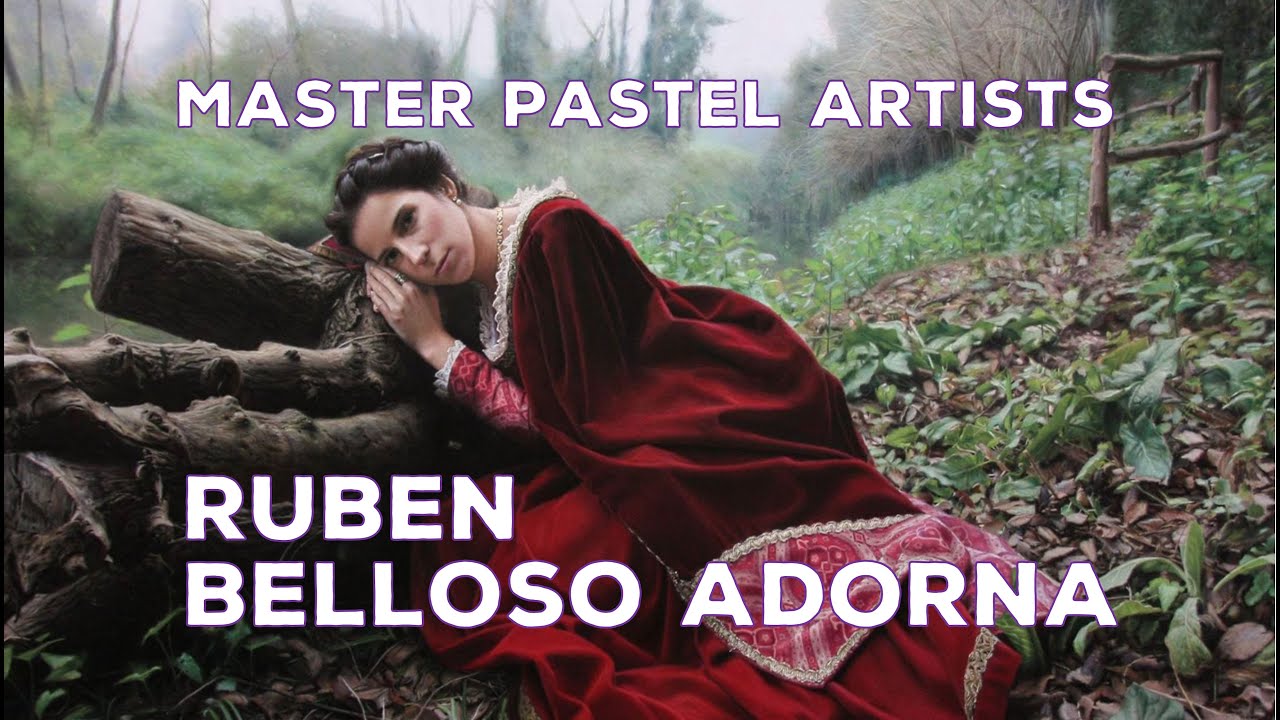 Spanish Pastel Painting Artist Ruben Belloso Adorna Fine Art Paintings Gallery