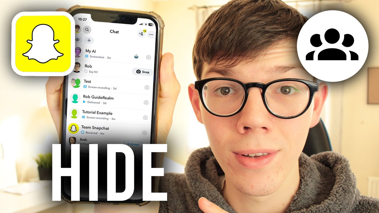 How To Hide Friends On Snapchat - Full Guide