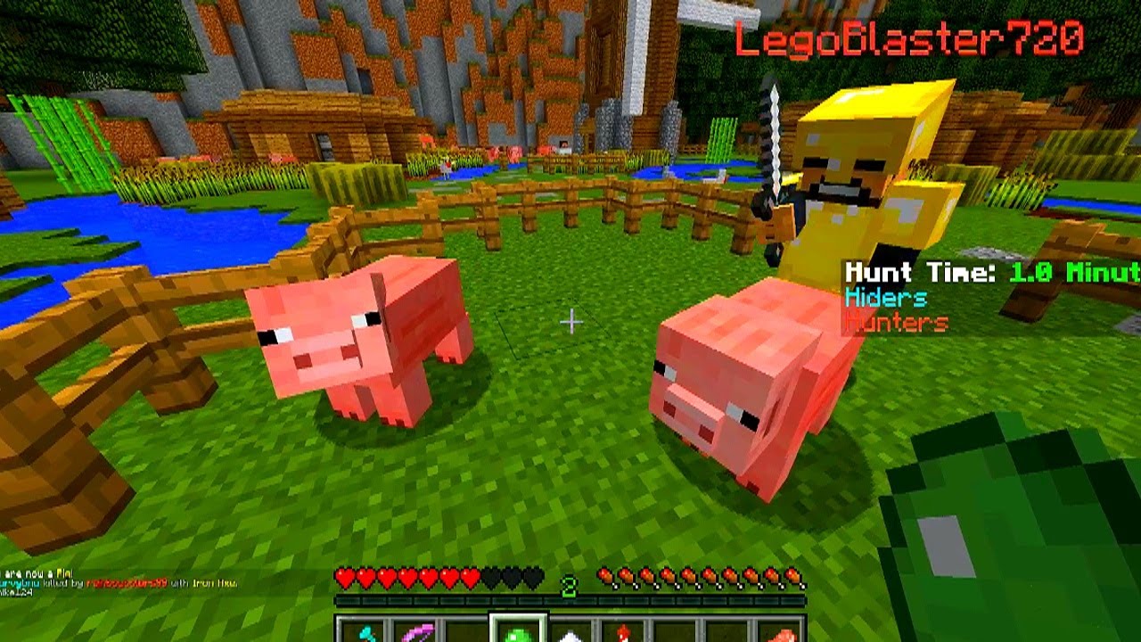 Minecraft BLOCK HUNT #1 with Zerkaa, Miniminter & TBJZL