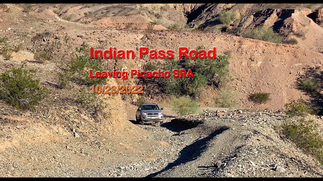 Indian Pass Road - Picacho SRA The Camp to Ogilby Rd Via Indian Pass - RAV4 4WD