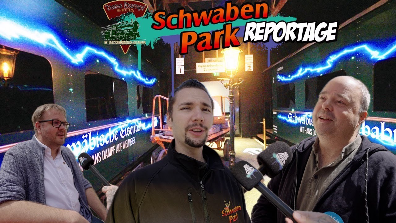 Die große Freizeitpark Neuheit 2024 im SCHWABEN PARK - Mit Hans Dampf auf Weltreise - Aufwind Rides