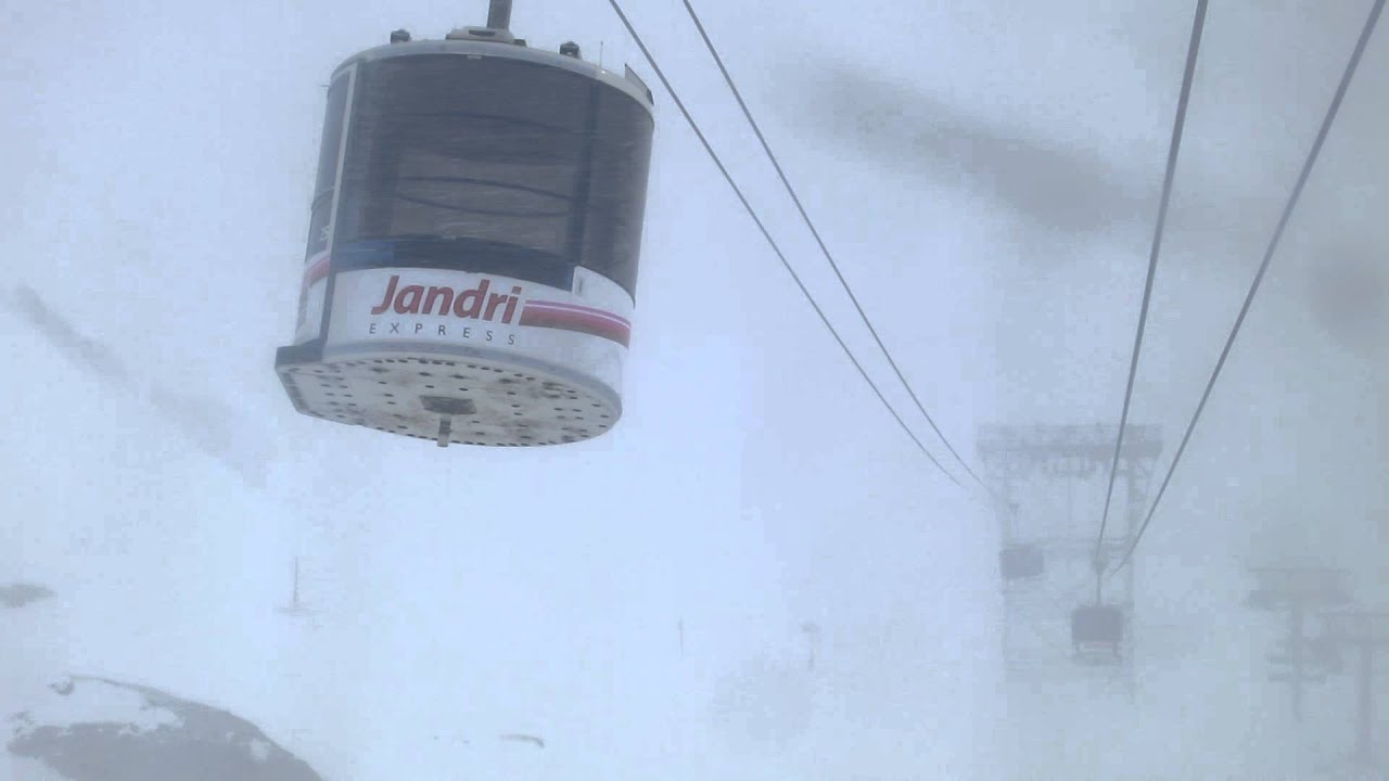 Storm in Les Deux Alpes