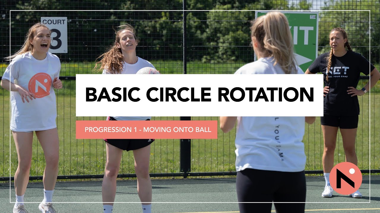 COACHING SHOOTING // BASIC CIRCLE ROTATION // MOVER AND SHAKER PROGRESSION 1 MOVING ONTO BALL