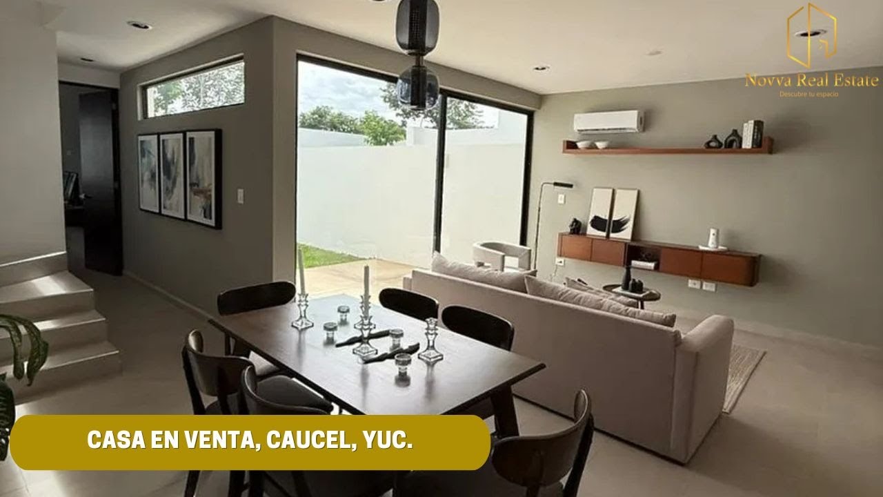 Pre venta Casa 3 habitaciones y amenidades, Mérida Yucatán.