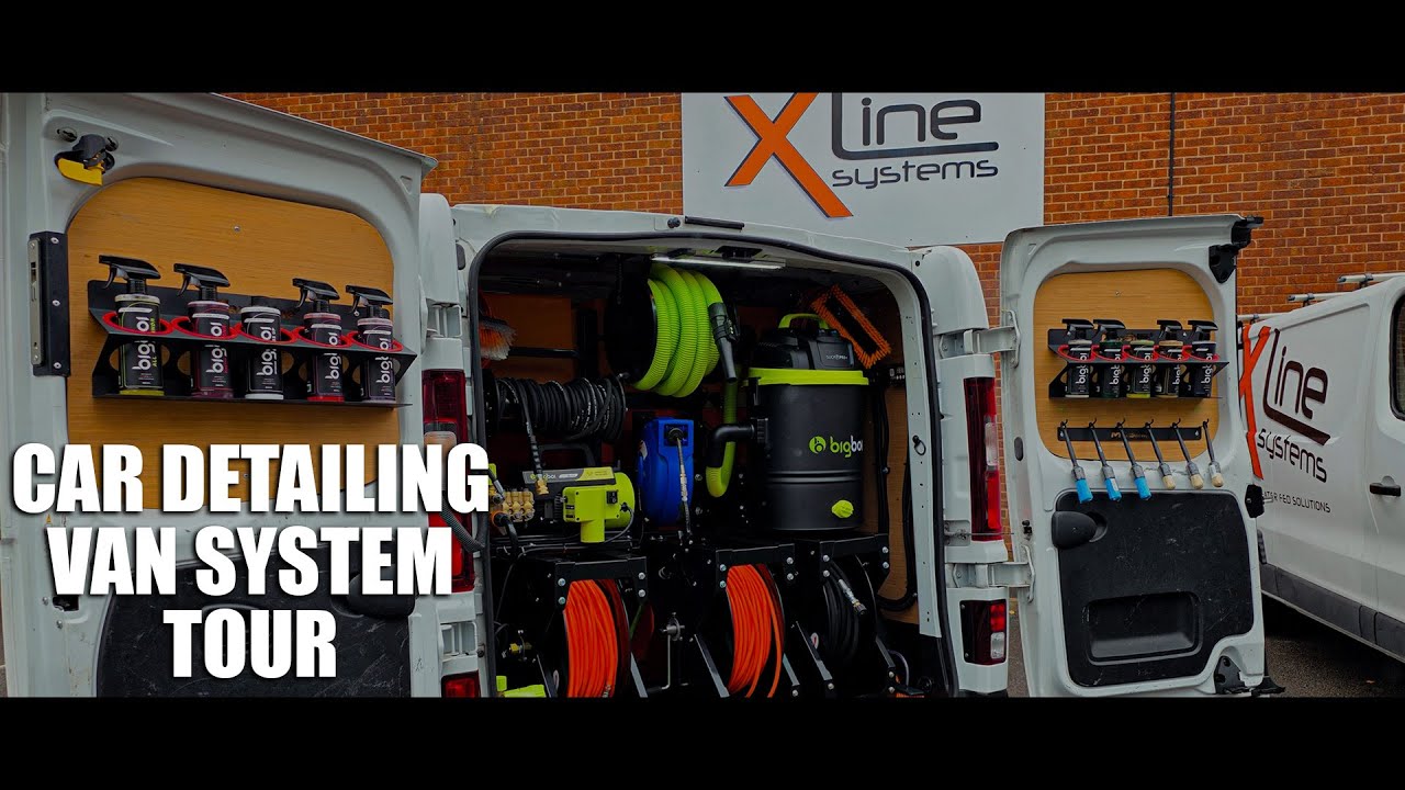 Xline Car Valeting Van System Tour - BigBoi Car Detailing Equipment + Pure Water Tank System