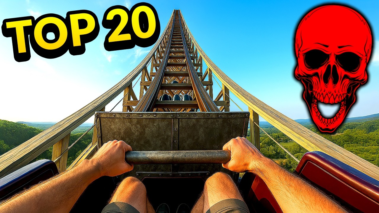 20 СТРАШНЕЙШИХ АТТРАКЦИОНОВ – Энерджиландия 2025 (4K) (Затор, Польша) GoPro HERO 13