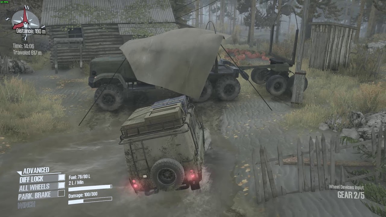 Spintires: Mudrunner Island map no saves crane loading logs