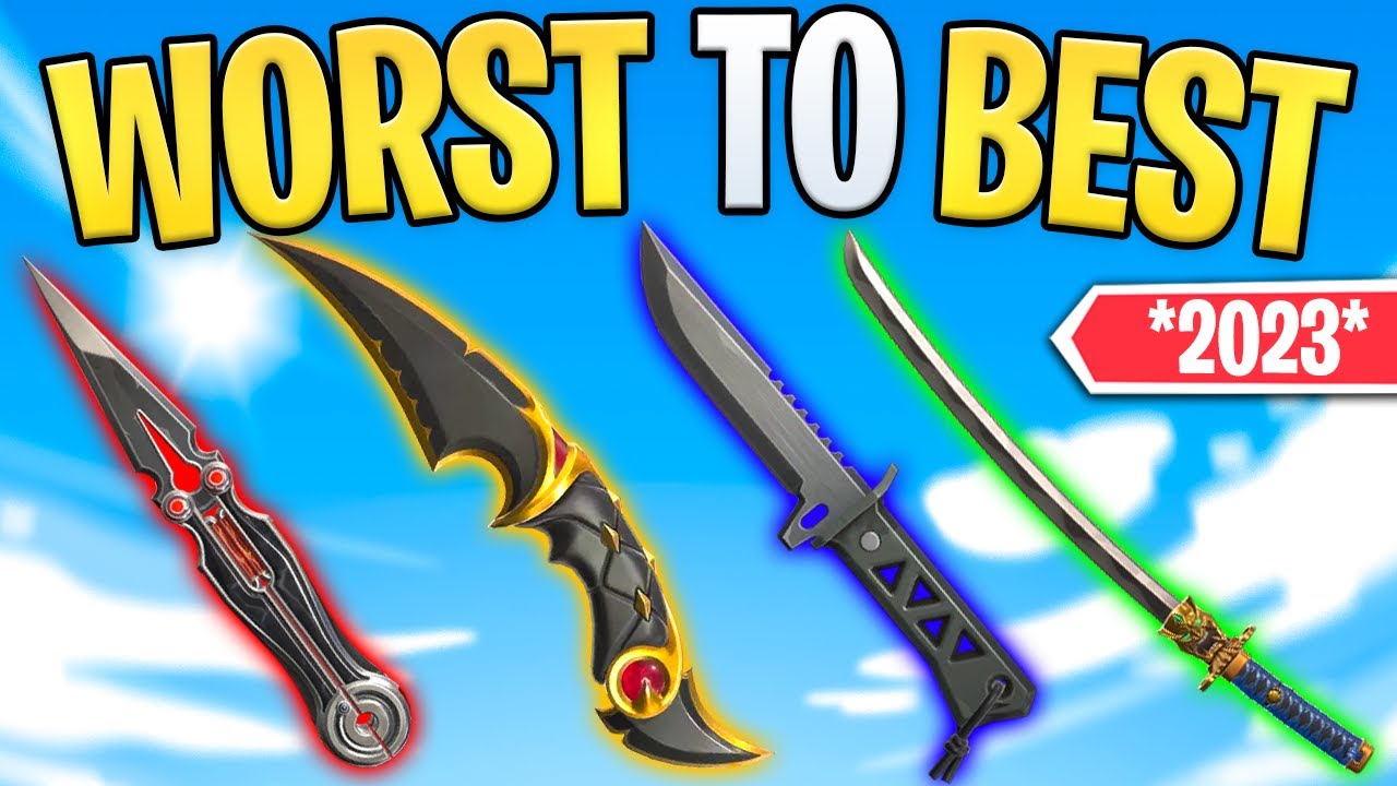 *2023* Ranking Every VALORANT KNIFE From Worst to Best (Melee)