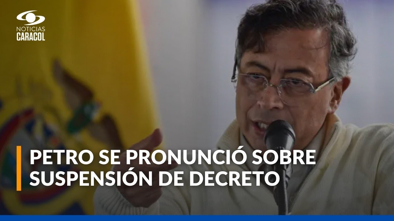 Presidente Gustavo Petro reaccionó a suspensión provisional del decreto del salario mínimo