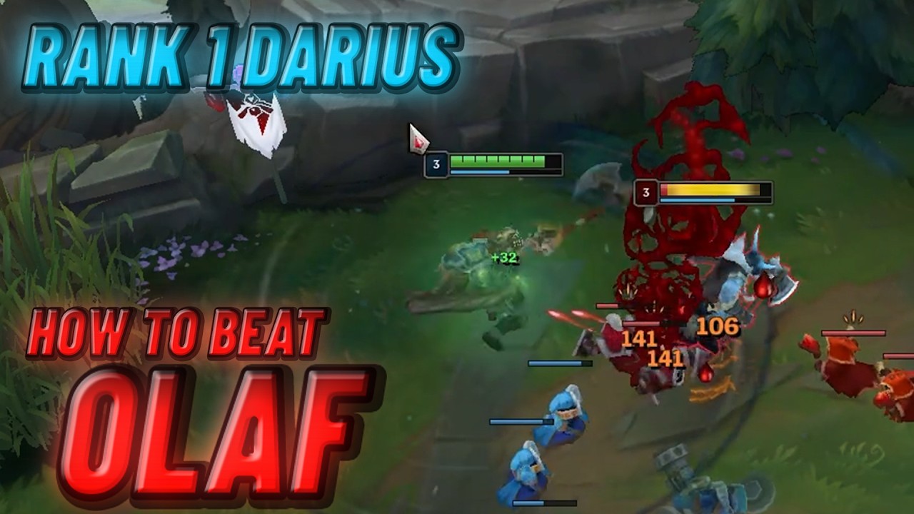 This is how you win Olaf matchup as Darius Rank 1 EUW