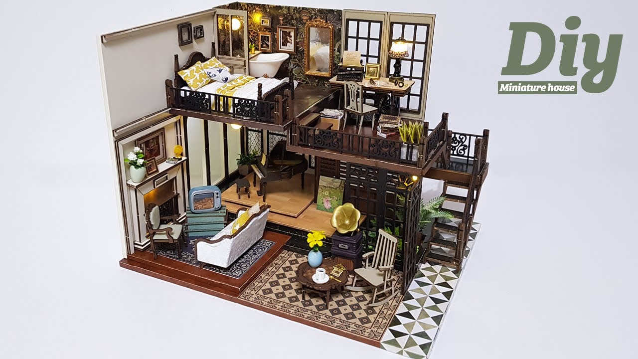 DIY Miniature dollhouse KitㅣTime impressionㅣ타임 임프레션ㅣ미니어처하우스ㅣ박소소(soso miniature)