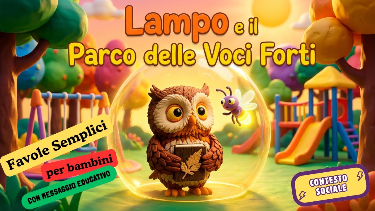 Lampo e il Parco delle Voci Forti | Storie Favole per Bambini Raccontate Audio Libri