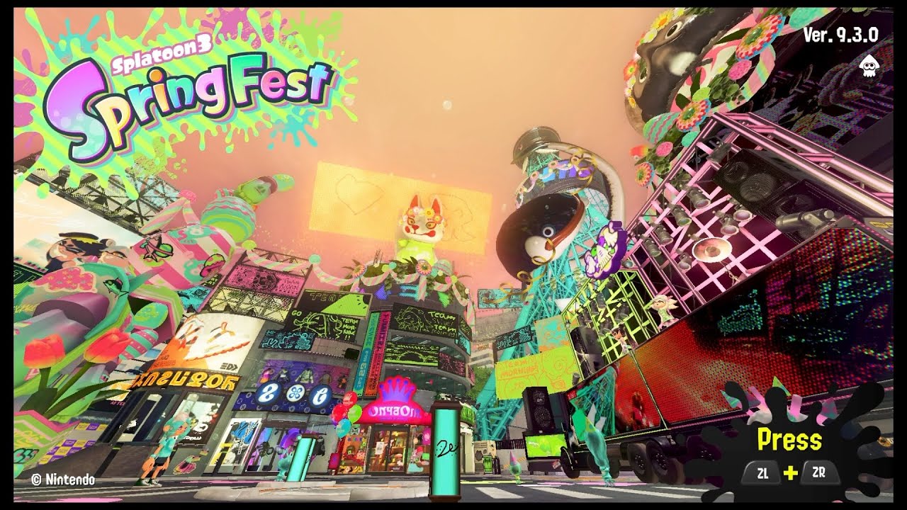 Some Springfest Tri Color games at night