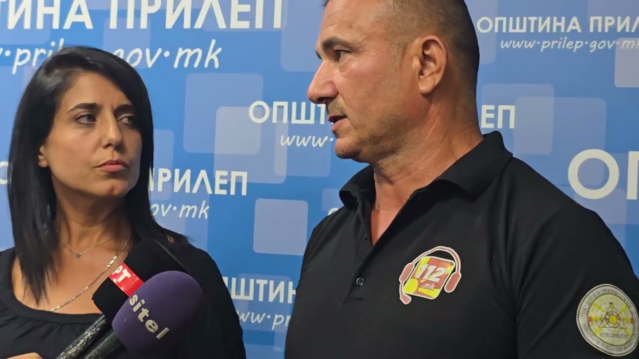 Прес-конференција, пожари во Мариово, Општина Прилеп,  Ирена Стерјоска Локвенец и Стојанче Ангелов