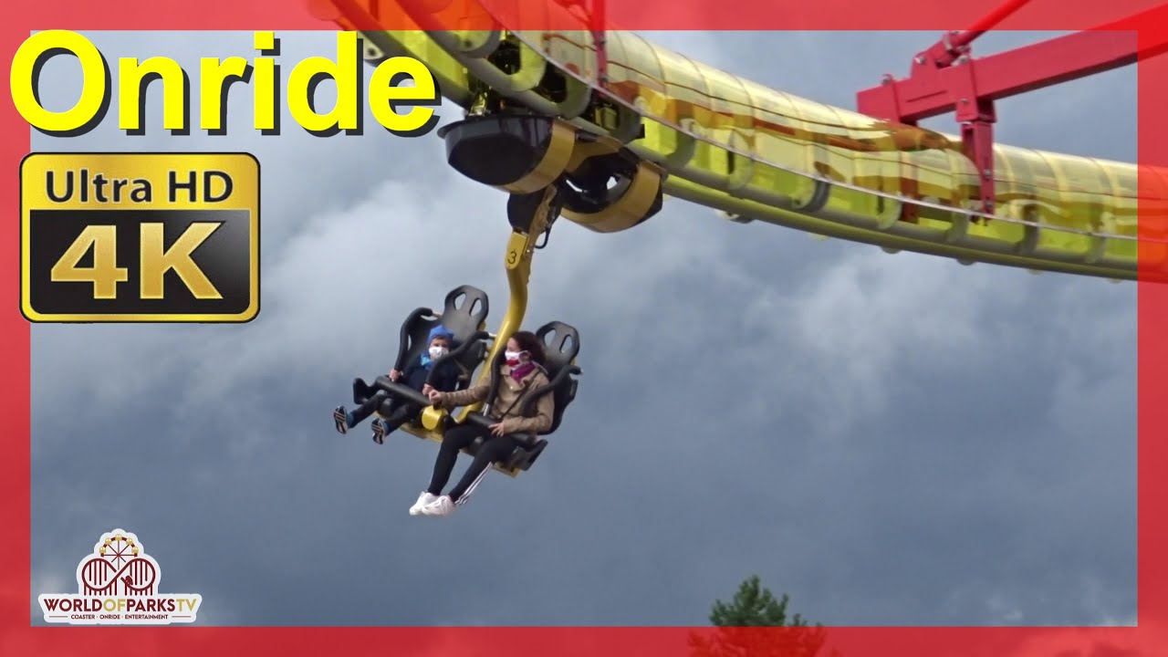 Hummel Brummel Schwabenpark (POV / Onride) Achterbahn Schwaben Park - Wiegand Wie-Flyer Coaster (4K)