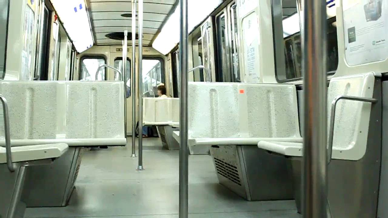 Montreal Metro Line1-Green Part 1/2 Honore-Beaugrand to Berri-UQAM (MR63)
