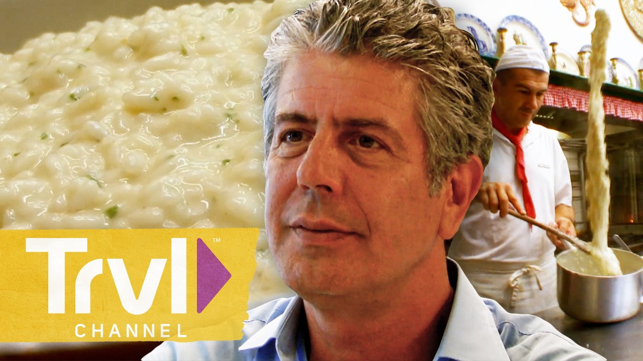 A Taste of 'Truly Great' Risotto in Venice | Anothony Bourdain: No Reservations | Travel Channel