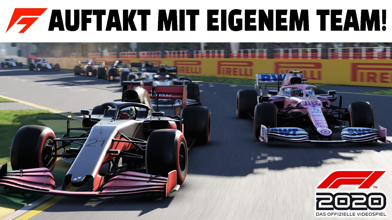 F1 2020 MyTeam KARRIERE #1 Saisonstart in Melbourne | Let's Play Formel 1 Deutsch/German