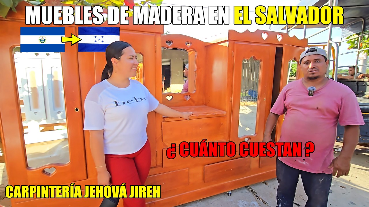 PRECIO DE LOS MUBLES DE MADERA EN EL SALVADOR😮 EXPORTANDO MUEBLES DE MADERA A HONDURAS!  😱