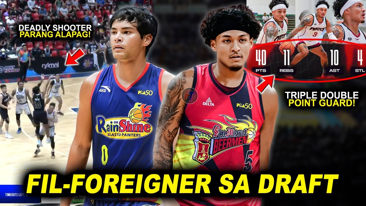 LAKAS ng dalawang Player naito Fil-Foreigner sa Pba Draft Swerte makakuha Cole Micek, Small-Martin!