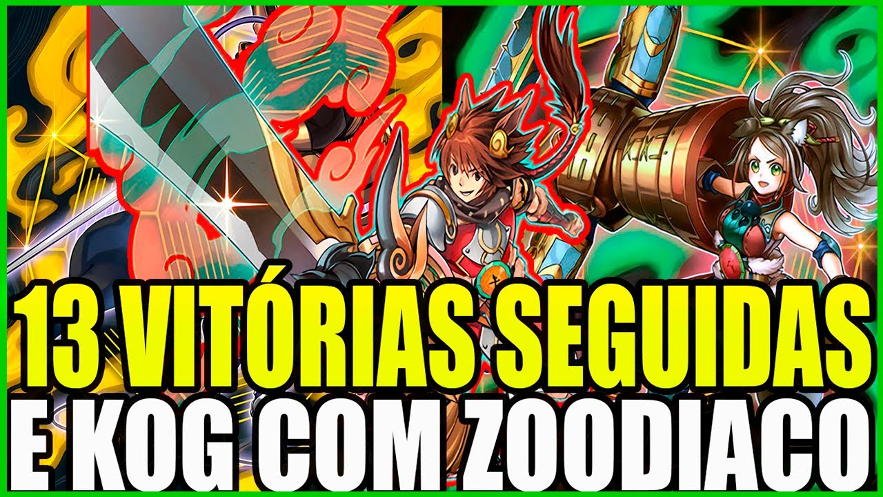 REI DOS JOGOS COM ZOODIAC E 13 VITORIAS SEGUIDAS - YU-GI-OH Duel Links!