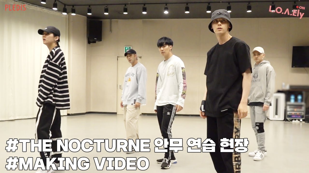 [NU'EST] L.O.Λ.Ely #78 미니 8집 The Nocturne 안무 연습 현장