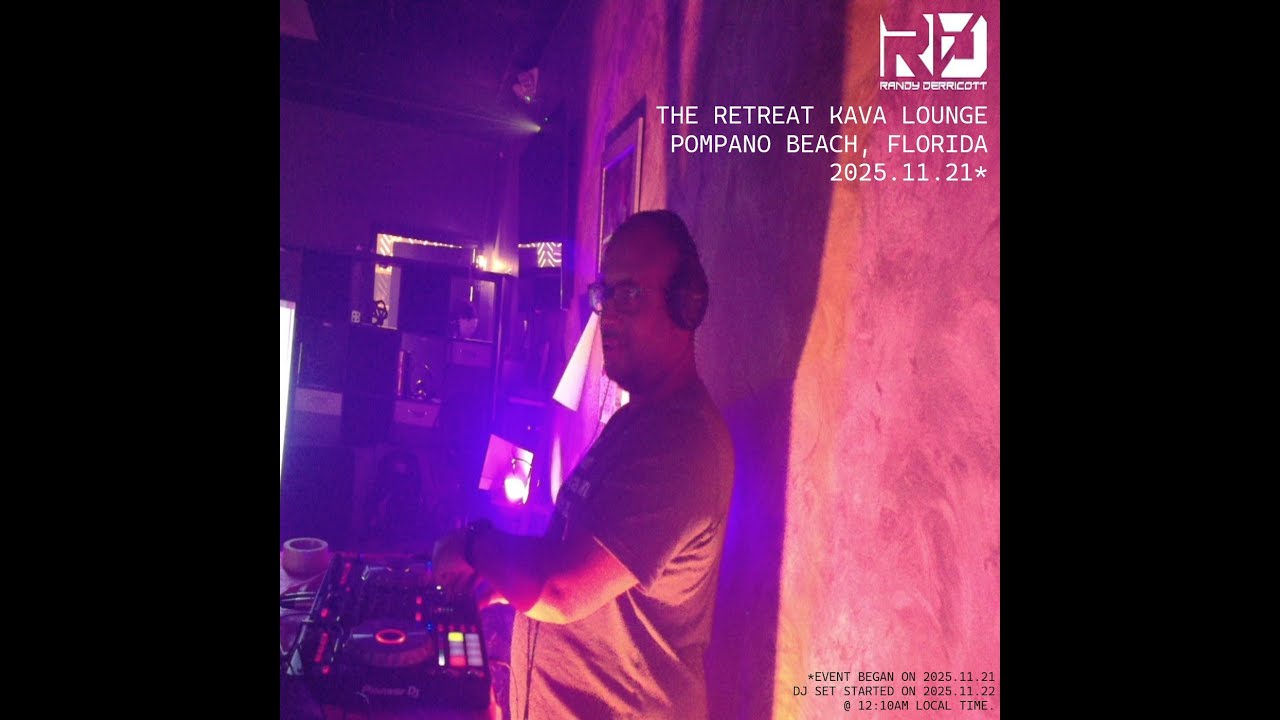Randy Derricott @ The Retreat Kava Lounge, Pompano Beach (2025.11.21)*