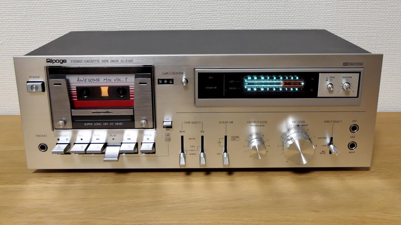 Alpine / Alpage FL-5100 Cassette Deck - Vintage HiFi