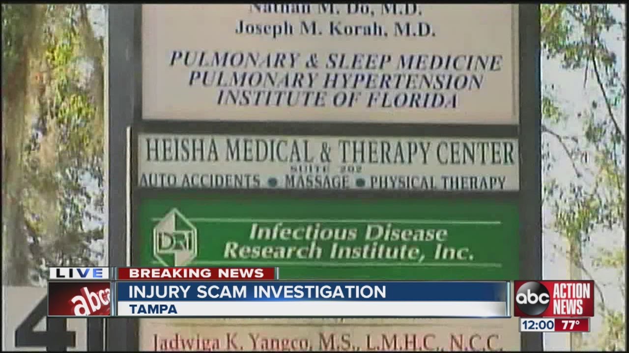 Personal injury scam busted
