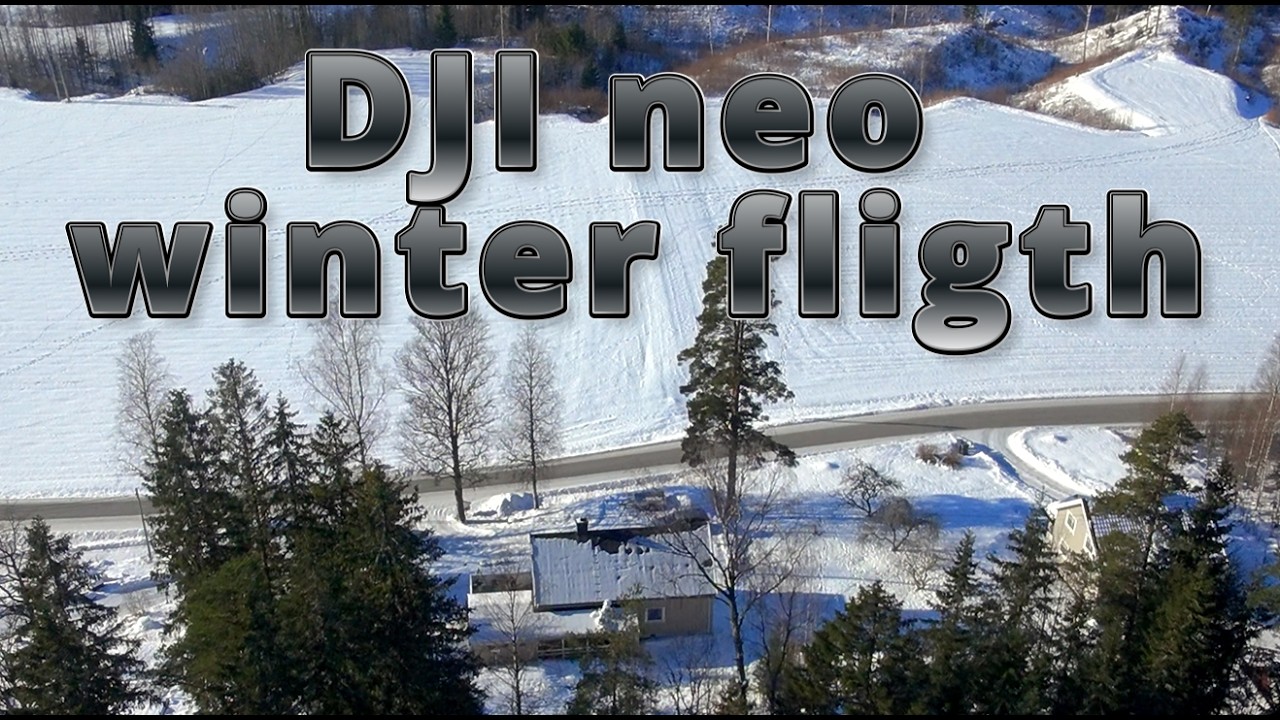 DJI neo Зимний полет