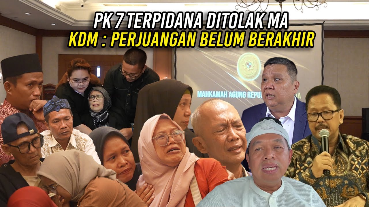 PK 7 TERP1DANA DITOLAK MA INI PERNYATAAN KUASA HUKUM - KDM : PERJUANGAN BELUM BERAKHIR