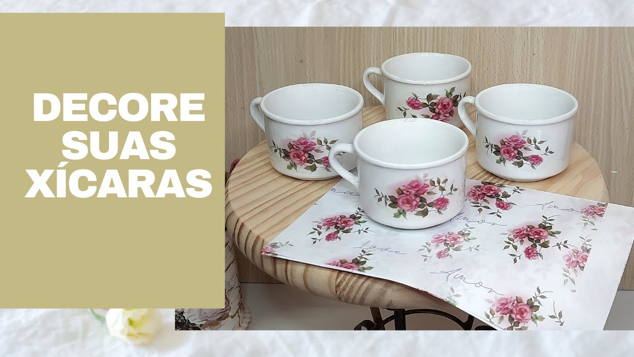 COMO TRANSFERIR IMAGEM PARA PORCELANA