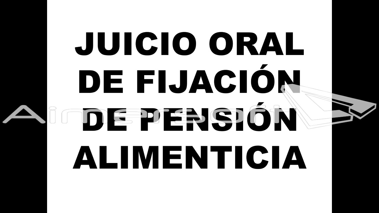 (Solo audio) Juicio oral de fijación de pensión alimenticia.