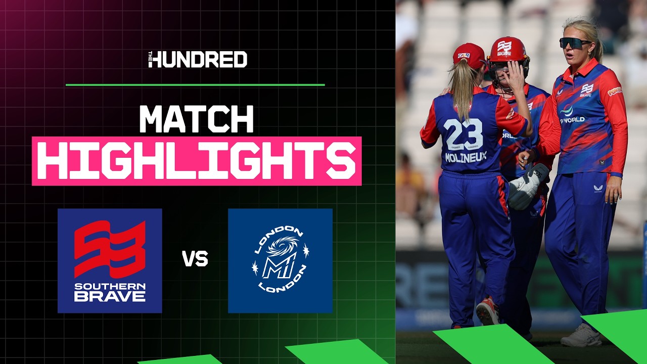 Southern Brave win final ball THRILLER 😱 | Southern Brave v MI London Highlights