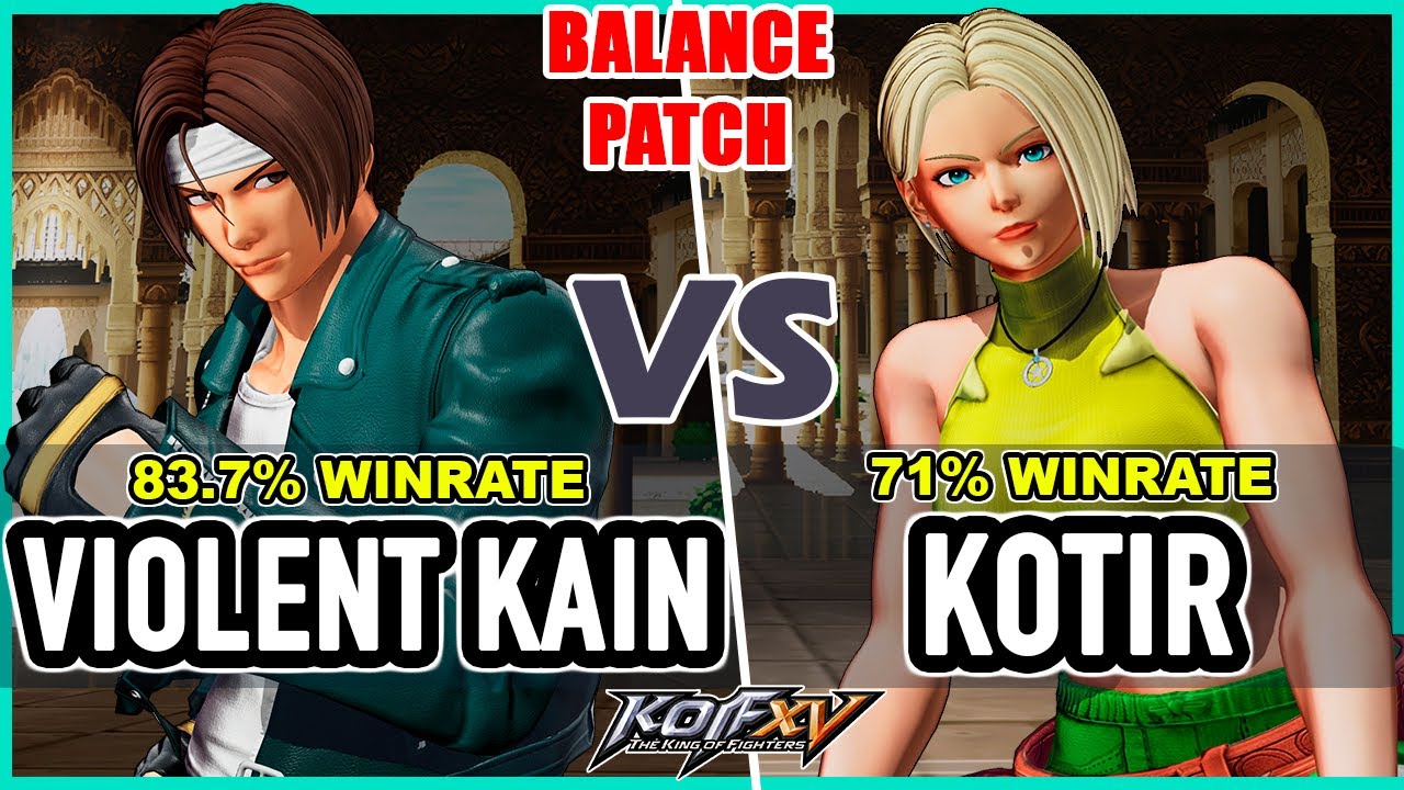 KOF XV 🔥 Violent Kain (Kyo/Rock/Iori) vs Kotir (Blue Mary/Sylvie/Goenitz)