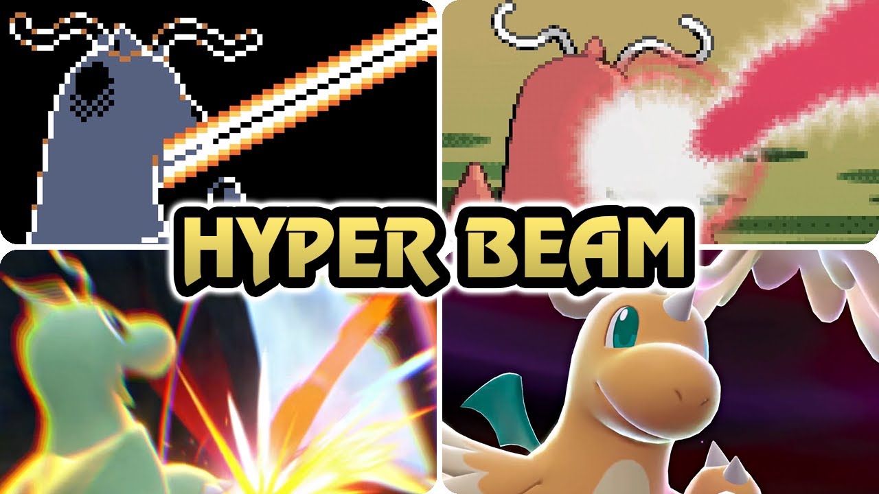 [Mega] Evolution of Dragonite Hyper Beam (1996 - 2025)