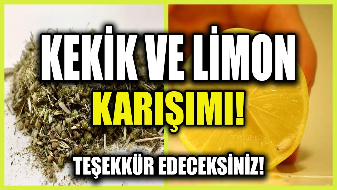 Kekik ve Limon'u Karıştırın ve İçin Teşekkür Edeceksiniz!