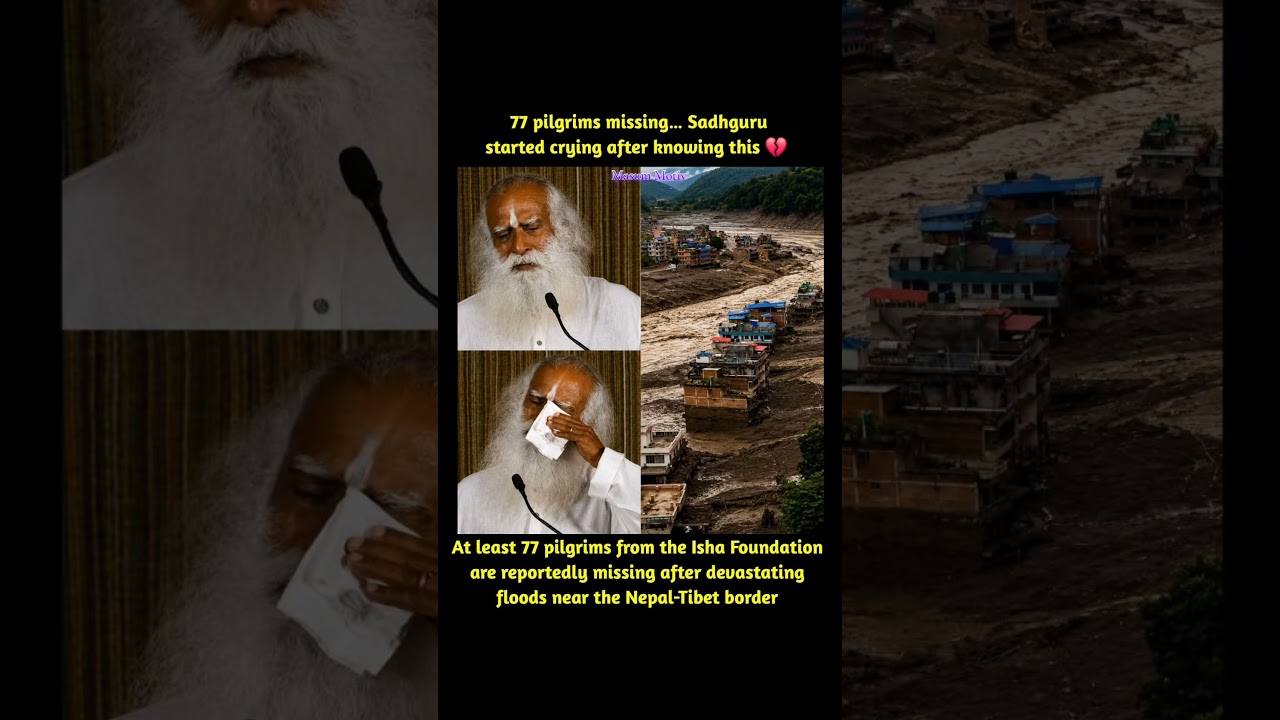 77 pilgrims missing... Sadhguru started crying after knowing thisAt least 77 pilgrims from the Isham