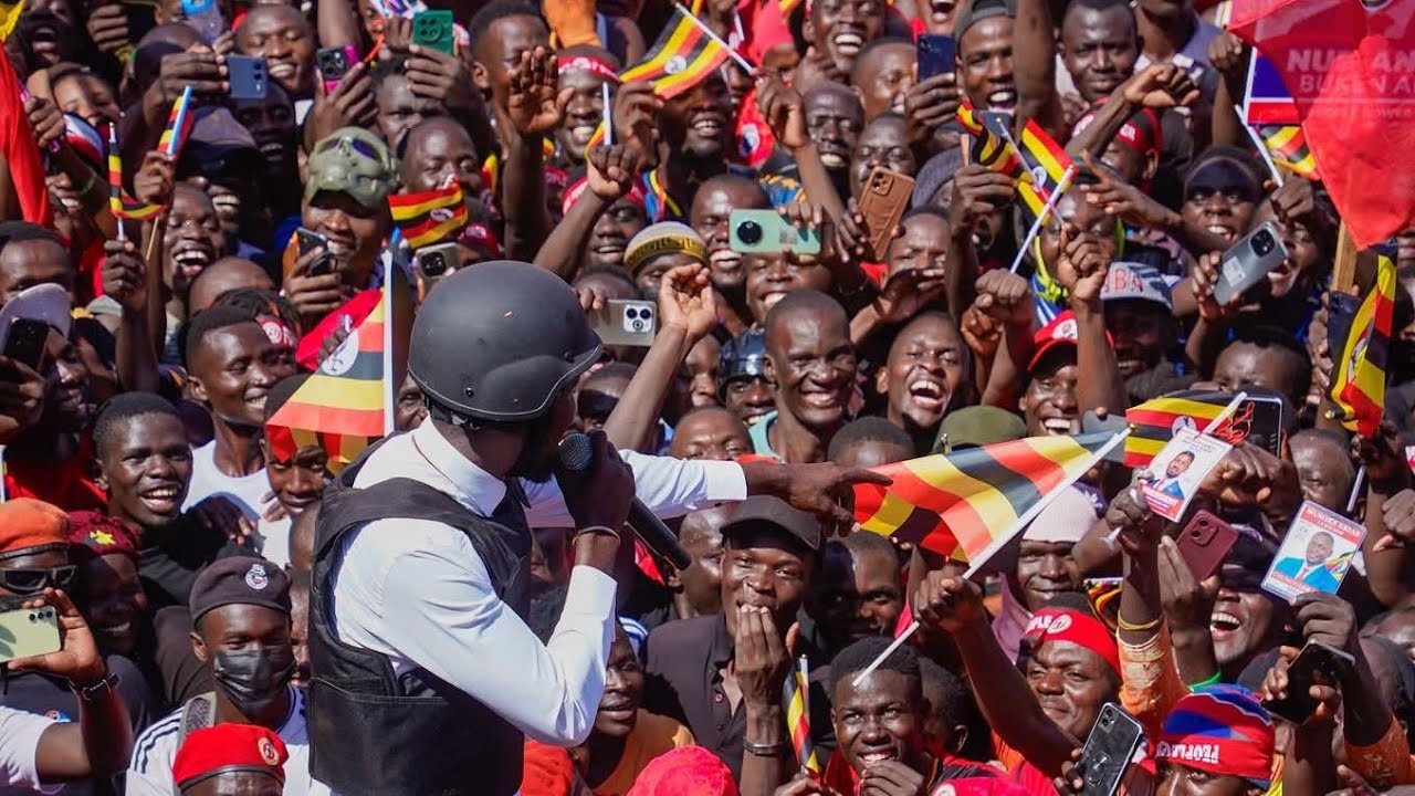 Bobi wine  Campaigns in Nakawa amidst Heavy Military Police and Army  deployment #bobiwine