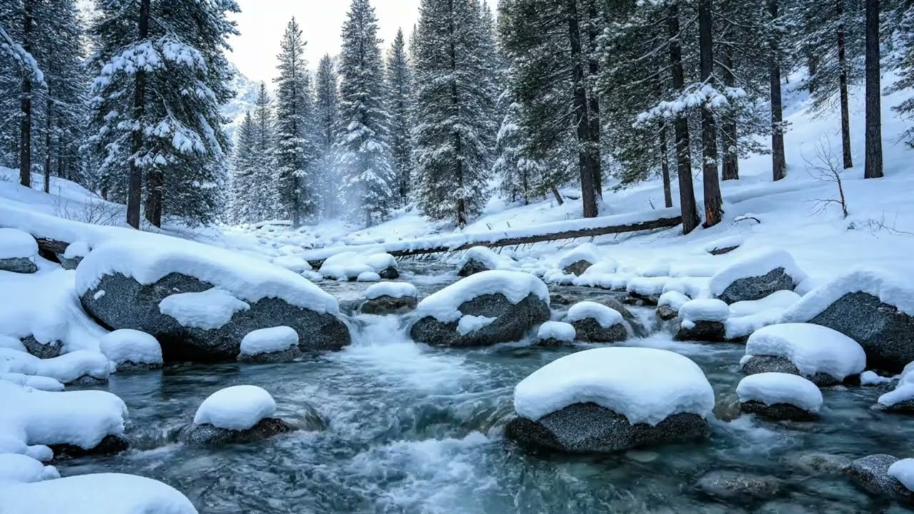 Мирная атмосфера HispersRiver 🌿 Естественное течение реки и звуки утренних птиц