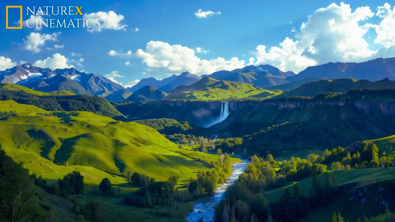 Scenic Landscapes  | NatureX Cinematics |Relaxing sounds