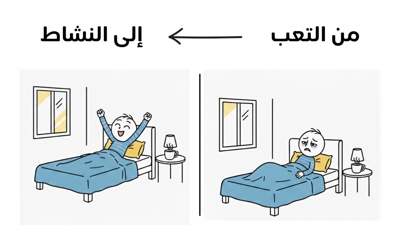 كيف تنام لساعات أقل وتستيقظ بنشاط (مدعوم علميًا)